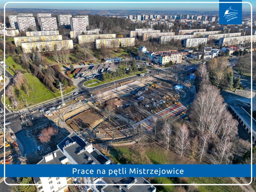 Prace na pętli Mistrzejowice