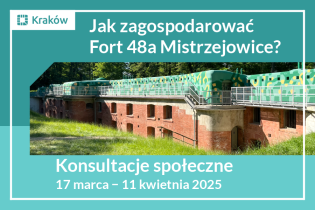 Konsultacje społeczne dotyczące zagospodarowania Fortu 48a Mistrzejowice. Fot. Obywatelski Kraków