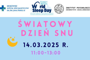 14.03 Światowy Dzień Snu grafika. Fot. Kraków Dla Seniora