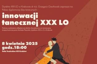 XXX LO na scenie – szkoła da pokaz tańca i solidarności