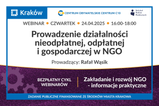 „Zakładanie i rozwój NGO - informacje praktyczne. Fot. Centrum Obywatelskie C10