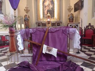 Inscenizacja Drogi Krzyżowej na Helclów.. Fot. DPS im. L. i A. Helclów w Krakowie