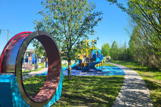 Zmodernizowany ogródek jordanowski w Ruszczy