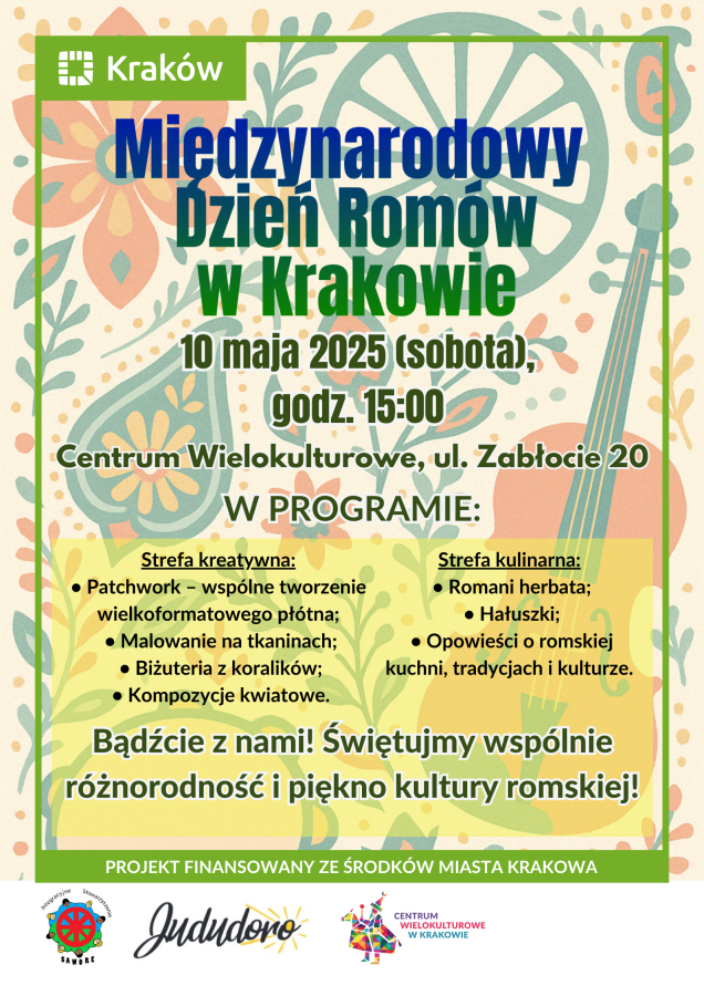 10 maja 2025 r. - Międzynarodowy Dzień Romów w Krakowie