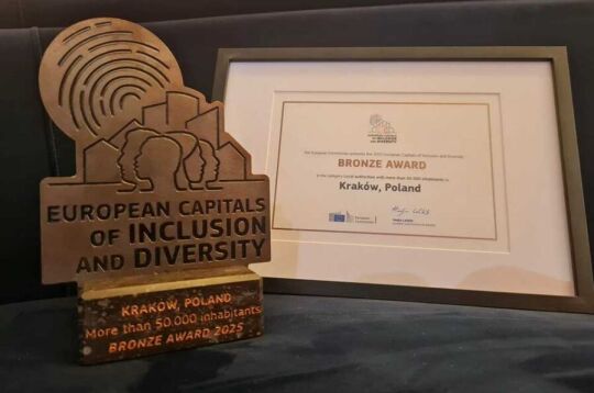 Краків з нагородою «European Capitals of Inclusion and Diversity Award 2025»