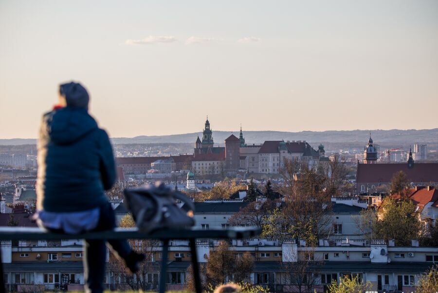 Widok na Kraków