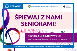 Śpiewaj z nami Seniorami - majowe spotkanie muzyczne w Centrum