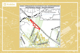 Jaki plan miejscowy dla okolic Mydlniki Wapiennik? Ruszyły prace nad planem Granice projektu miejscowego planu zagospodarowania przestrzennego obszaru „Mydlniki - Wapiennik”
