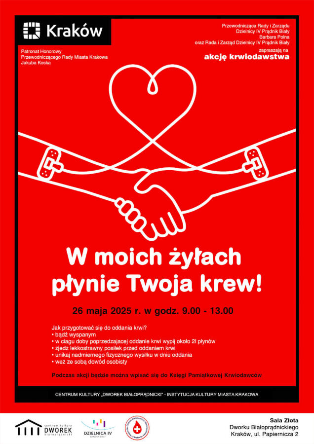 W moich żyłach płynie Twoja krew!