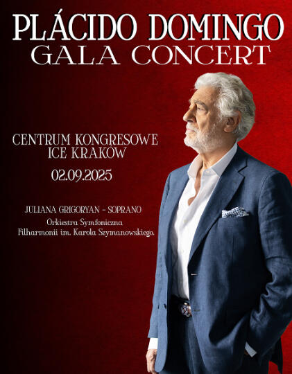 Plácido Domingo wystąpi z operowym koncertem galowym w Krakowie