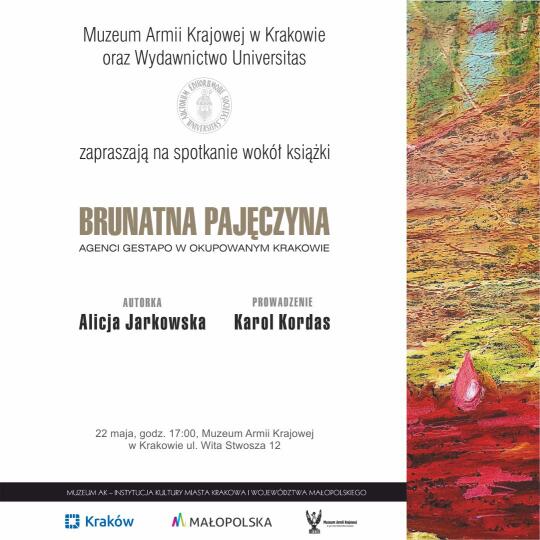 Kraków pod okupacją – wieczór autorski w Muzeum AK