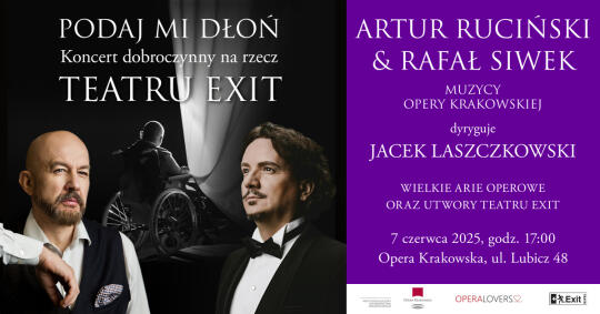 „Podaj mi dłoń” – koncert dobroczynny Artura Rucińskiego i Rafała Siwka