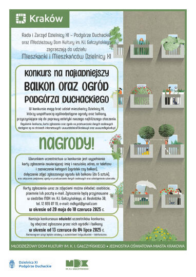 Konkurs „Ogrody Podgórza Duchackiego” – pokaż swój kawałek zieleni!