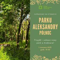 Wkrótce oficjalne otwarcie parku Aleksandry – Północ