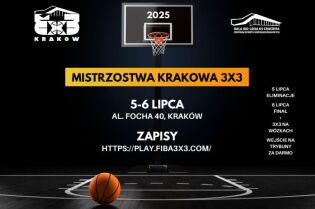 Zbliżają się Mistrzostwa Krakowa w koszykówce 3x3 Mistrzostwa Krakowa w koszykówce 3x3