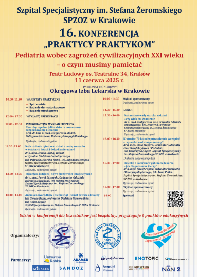 Konferencja o pediatrii w świecie nowych zagrożeń