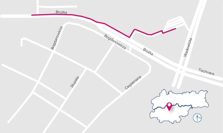 budowa drogi rowerowej ul. Brożka
