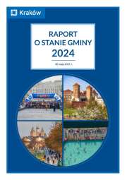 Okładka Raportu o Stanie Gminy za 2024 rok.