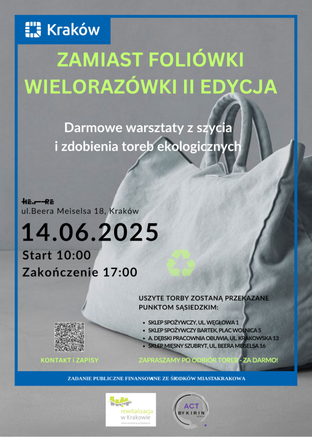 plakat zamiast foliówki wielorazówki 2 edycja