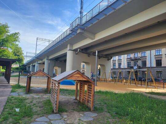 Aktualizacja prac w parku Kolejowym