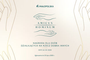 AMICUS HOMINUM – Nagroda dla Ludzi Wielkiego Serca. Fot. Urząd Marszałkowski Województwa Małopolskiego