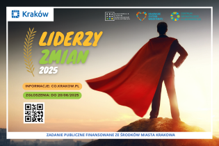plakat informujący o konkursie organizowanym przez Centrum Obywatelskie -Reymonta 20 . Fot. Centrum Obywatelskie - Reymonta 20
