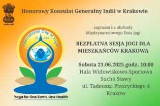 Bezpłatna sesja jogi dla Krakowian