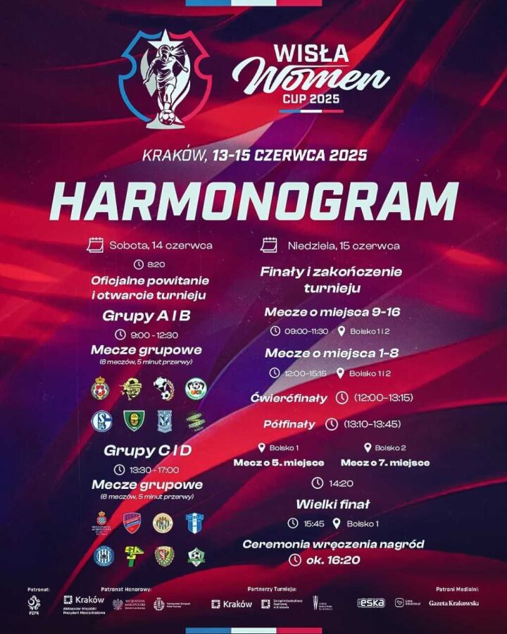 Wisła Women Cup 2025  harmonogram