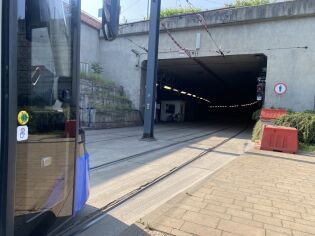 Prace w tunelu KST pod Dworcem Głównym