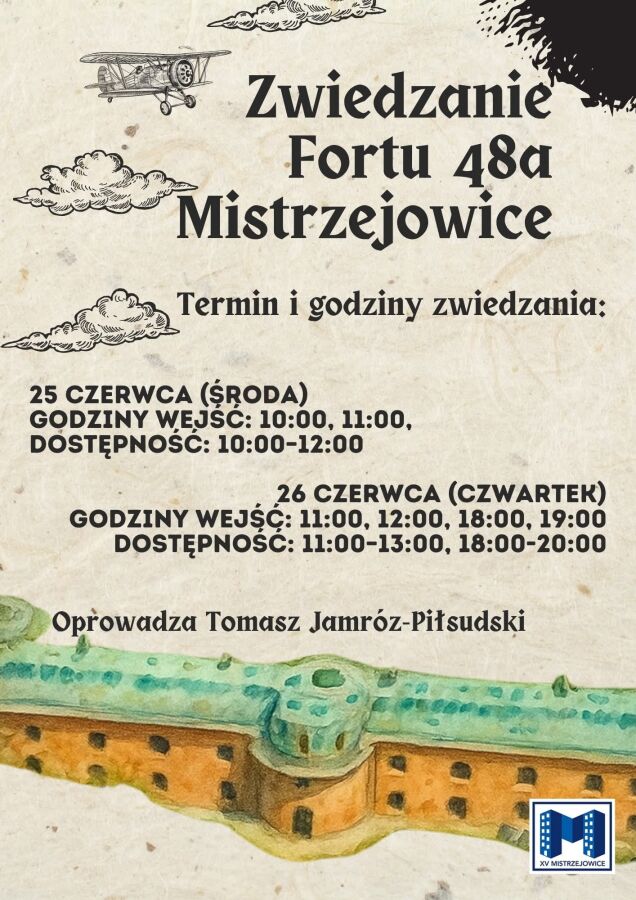 Zwiedzanie fortu 48a Mistrzejowice