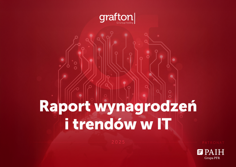 Okładka raportu "Raport wynagrodzeń i trendów w branży IT 2025".