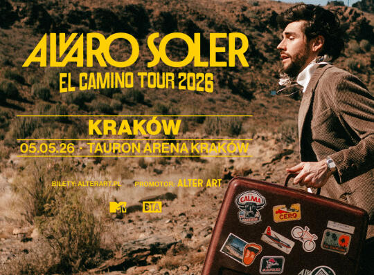 Alvaro Soler wystąpi w TAURON Arenie Kraków
