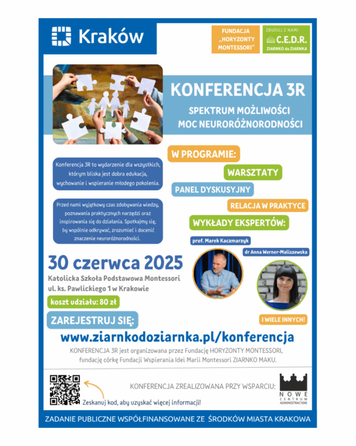 Plakat informujący o konferencji 3R