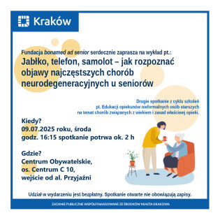 Fundacja BONA-MED AD SENIOR organizuje spotkanie dotyczące wsparcia instytucjonalnego dla osób opiekujących się seniorami w domu Fundacja Bona-Med AD SENIOR