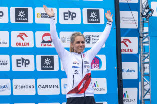 Aleksandra Mirosław na podium Pucharu Świata we wspinaczce sportowej na czas