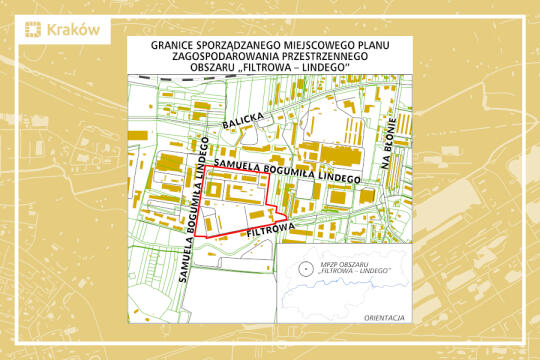 Granice miejscowego planu zagospodarowania przestrzennego obszaru „Filtrowa - Lindego”