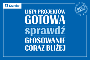 Grafika przedstawia informację o publikacji wyników weryfikacji formalnej i merytorycznej projektów do Budżetu Obywatelskiego złożonych w roku 2025