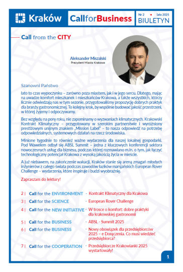 Call for Business 2/2025 -okładka
