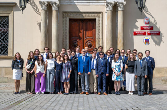 La visite de l'association académique belge