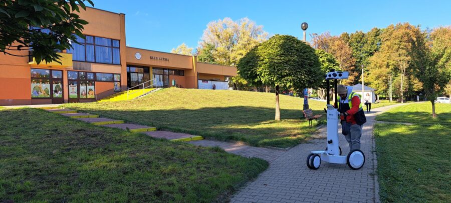 Skanowanie budynków w projekcie NEEST