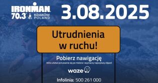 Ironman 70.3 Kraków: Utrudnienia w ruchu i zamknięcia ulic