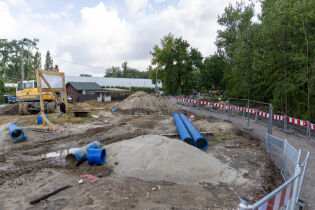 Budowa ronda na skrzyżowaniu ul. Borkowskiej i Zawiłej