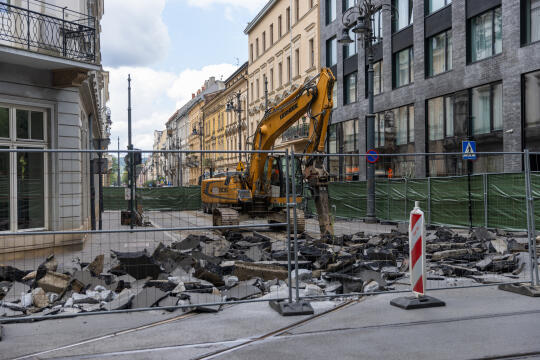 Trwa remont ul. Piłsudskiego, ruszył Pakt remontowy