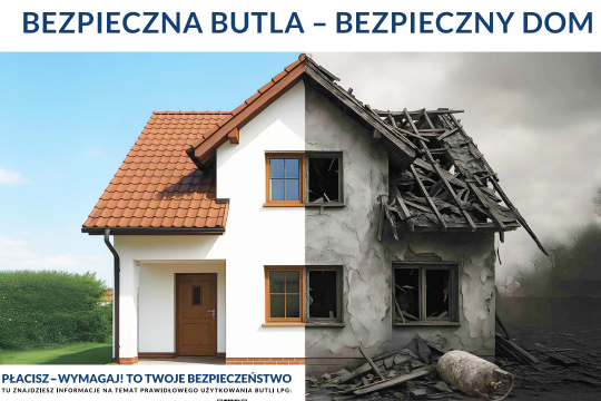 Jak bezpiecznie używać butli z gazem – kampania informacyjna