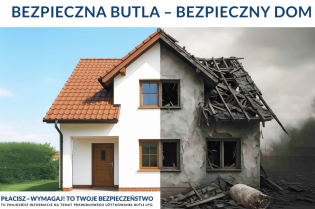 Jak bezpiecznie używać butli z gazem – kampania informacyjna
