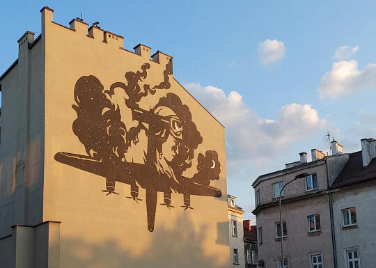 „Liberator nad Zabłociem” – spacer i odsłonięcie muralu