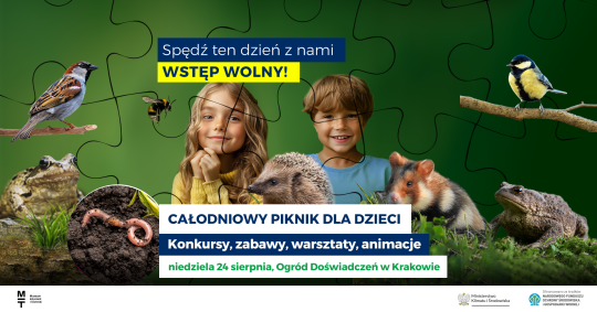 „Bioróżnorodnie połączeni” – piknik dla dzieci w Ogrodzie Doświadczeń