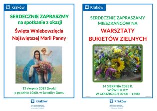 Duchowe i twórcze przygotowania do Święta Matki Boskiej Zielnej