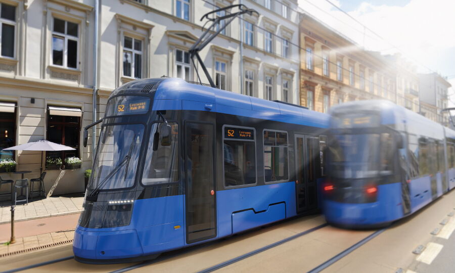 Wizualizacja tramwaju Pesa Twist 3.0