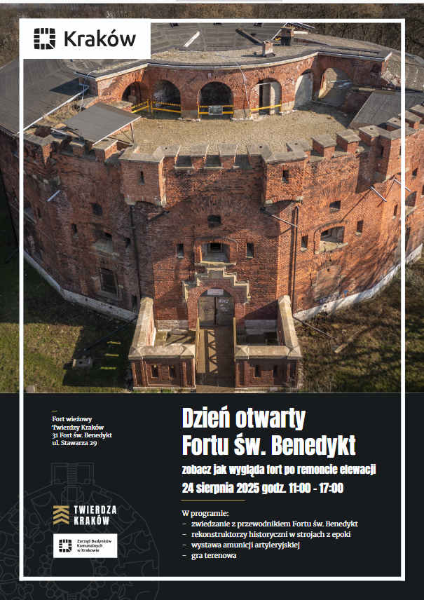 Dzień fortu św. Benedykt 2025 sierpień - plakat